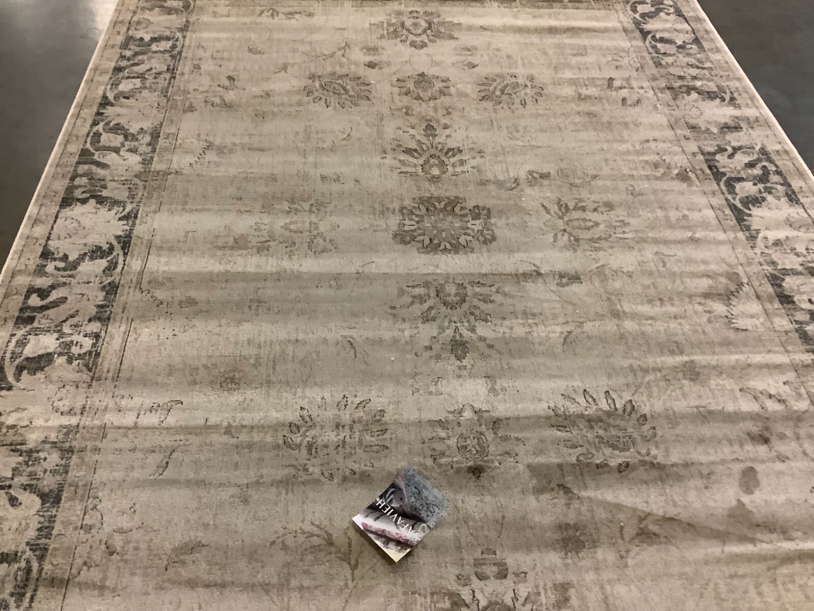 STONE 7′-6″ x 10′-6″ Stained Rug, Reduced Price 1172670924 VTG117-440-810