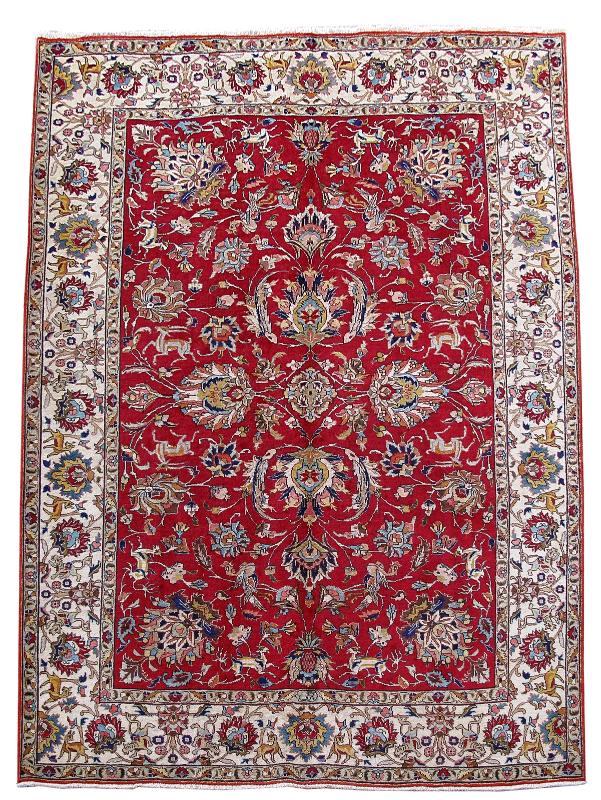 8′ x 10′ Red Perssiaan Tabreez Rug 80604