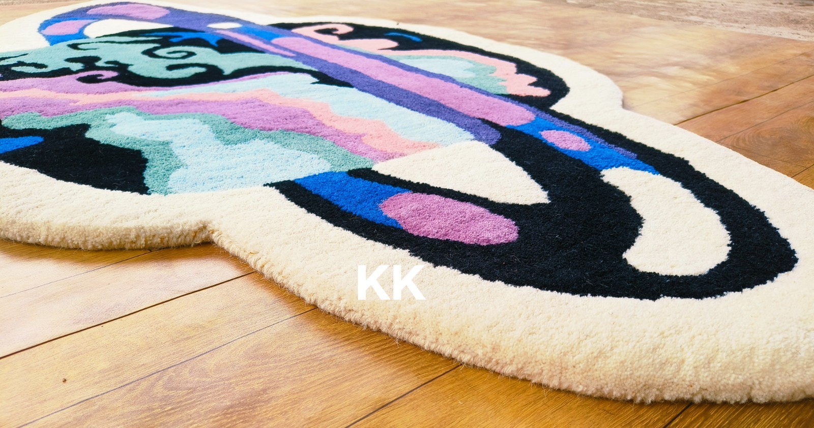 Planet Rugs Handmade 100% Woolen Hand Tufted For Home Decoration