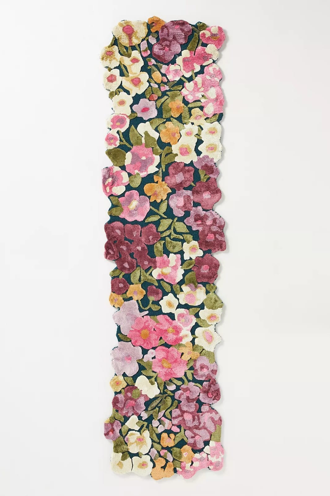 Cassia Pink Hand Tufted Wool Blend Floral Rug Anthropologie Rugs For Bedroom Kid