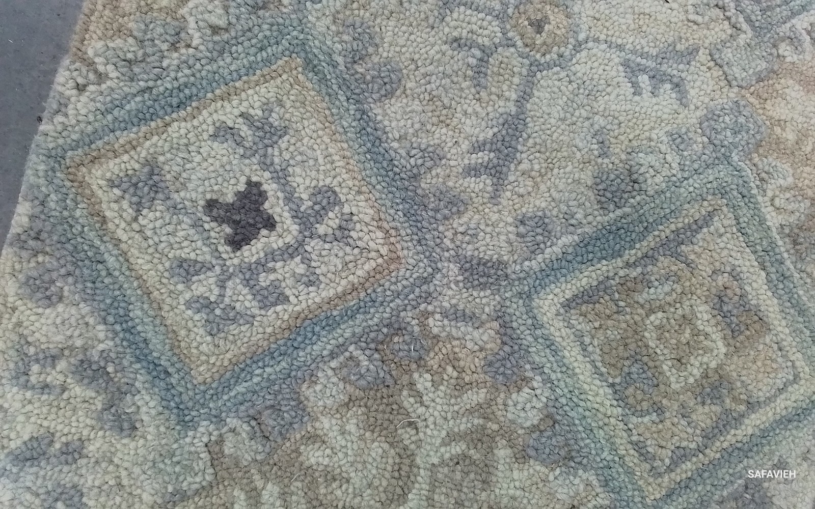 BEIGE / LIGHT BLUE 2′-3″ x 8′-0″ Flaw in Rug Reduced Price 1172796387 BLM421A-28