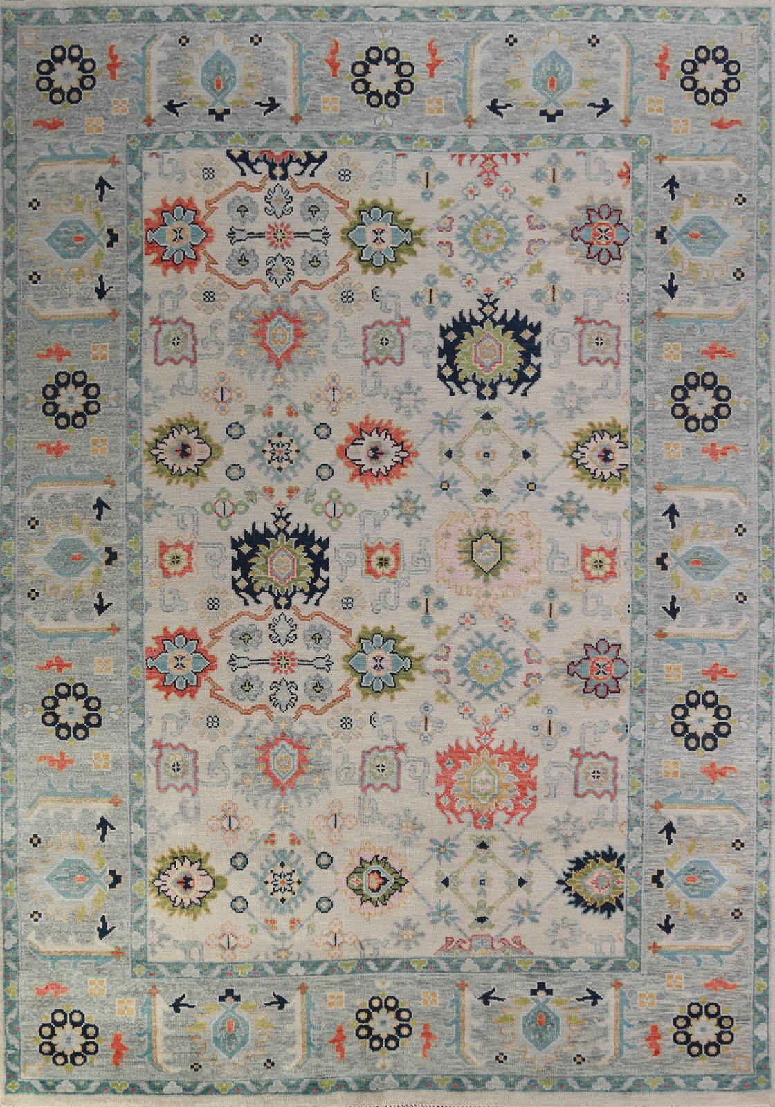 Luxurious Handcrafted Indian Living Room Rug Thick Plush 9×12 ft