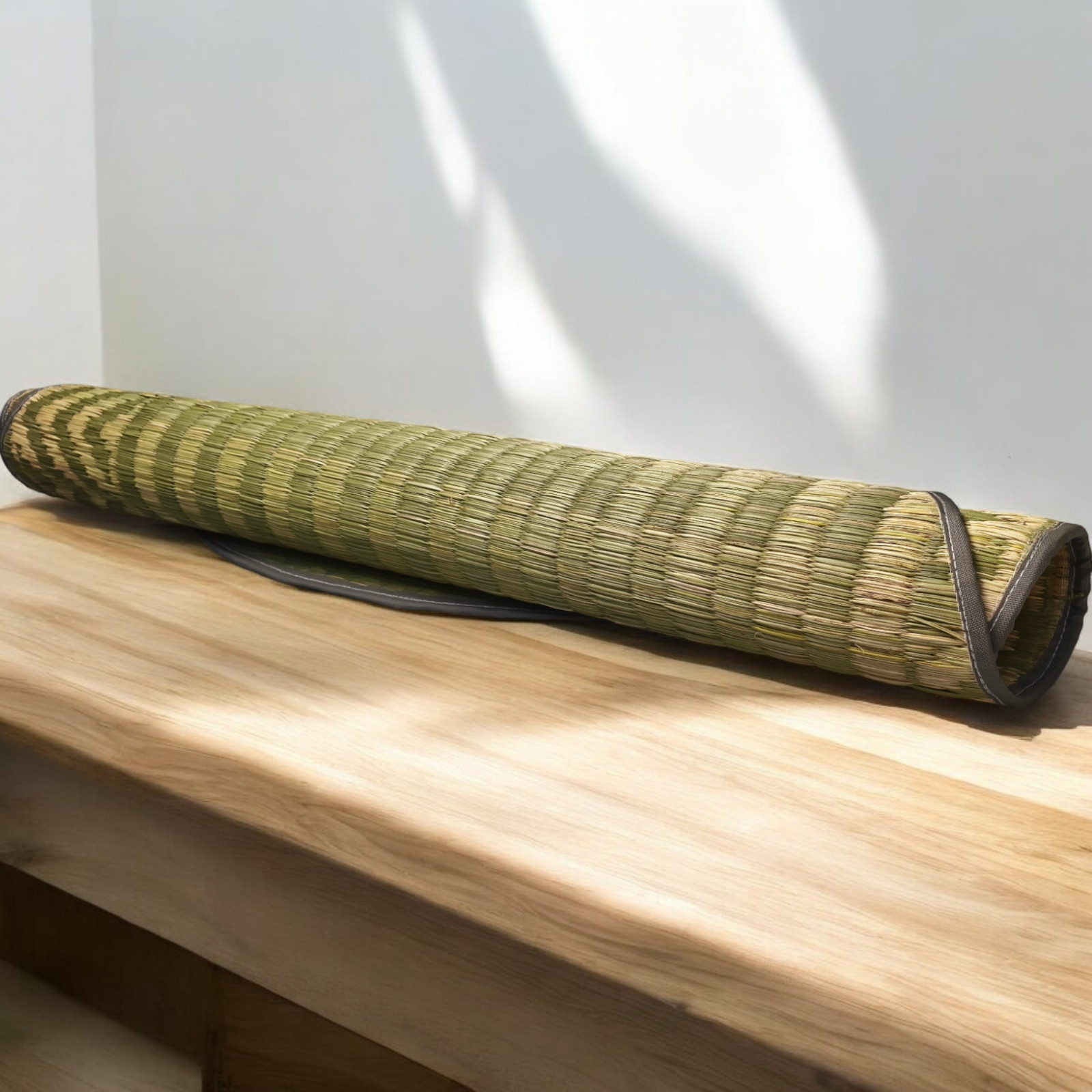 Bhumikart Pure Natural Grass Round Carpet Mat