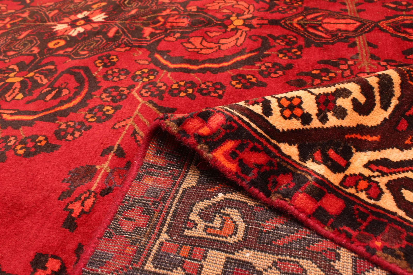 Vintage Hand-Knotted Area Rug 6’11” x 10’8″ Traditional Wool Carpet
