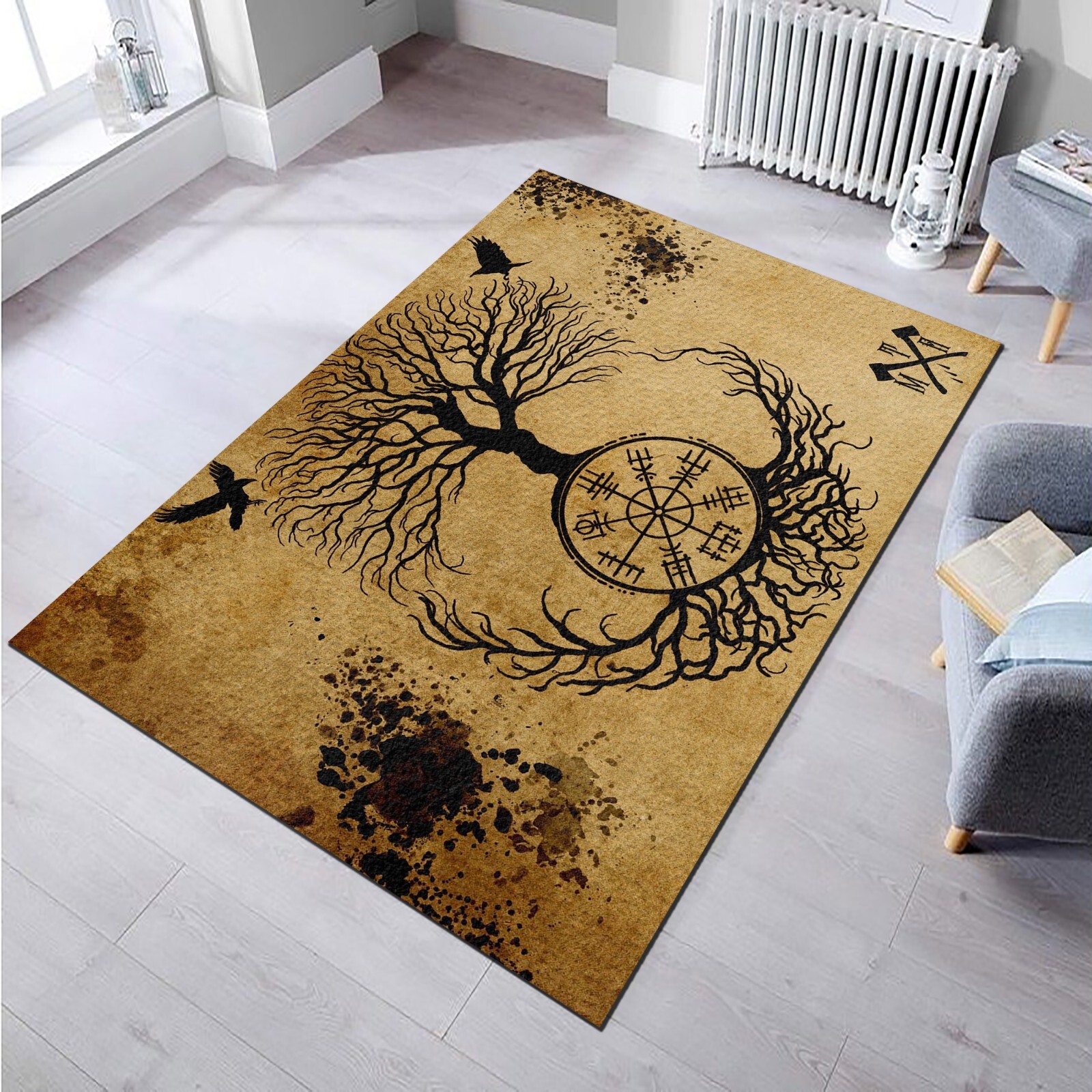 Mystic Rug,Mystic Tree Rug,Abstract Rug,Home Decor Rug,Area Rug,Living Room Rug