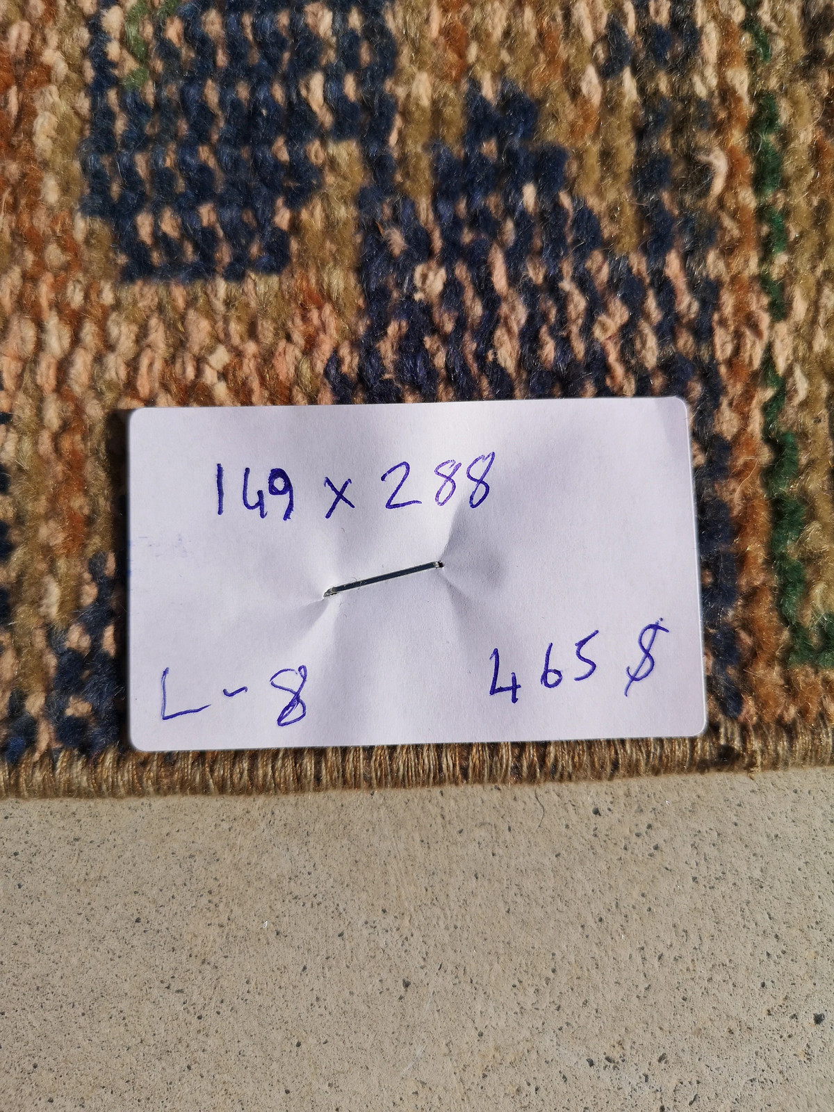 Vintage Turkish Oushak Rug, 4.9 x 9.4 ft, Handwoven Anatolian Orange Decor
