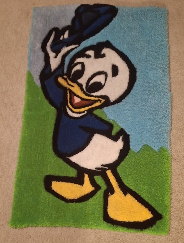 Dewey duck rug