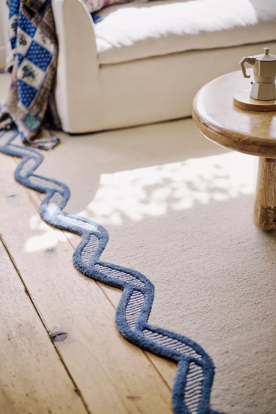 Hand Tufted Wool Scalloped Border Rug Anthropologie Rugs for Bedroom Livingroom
