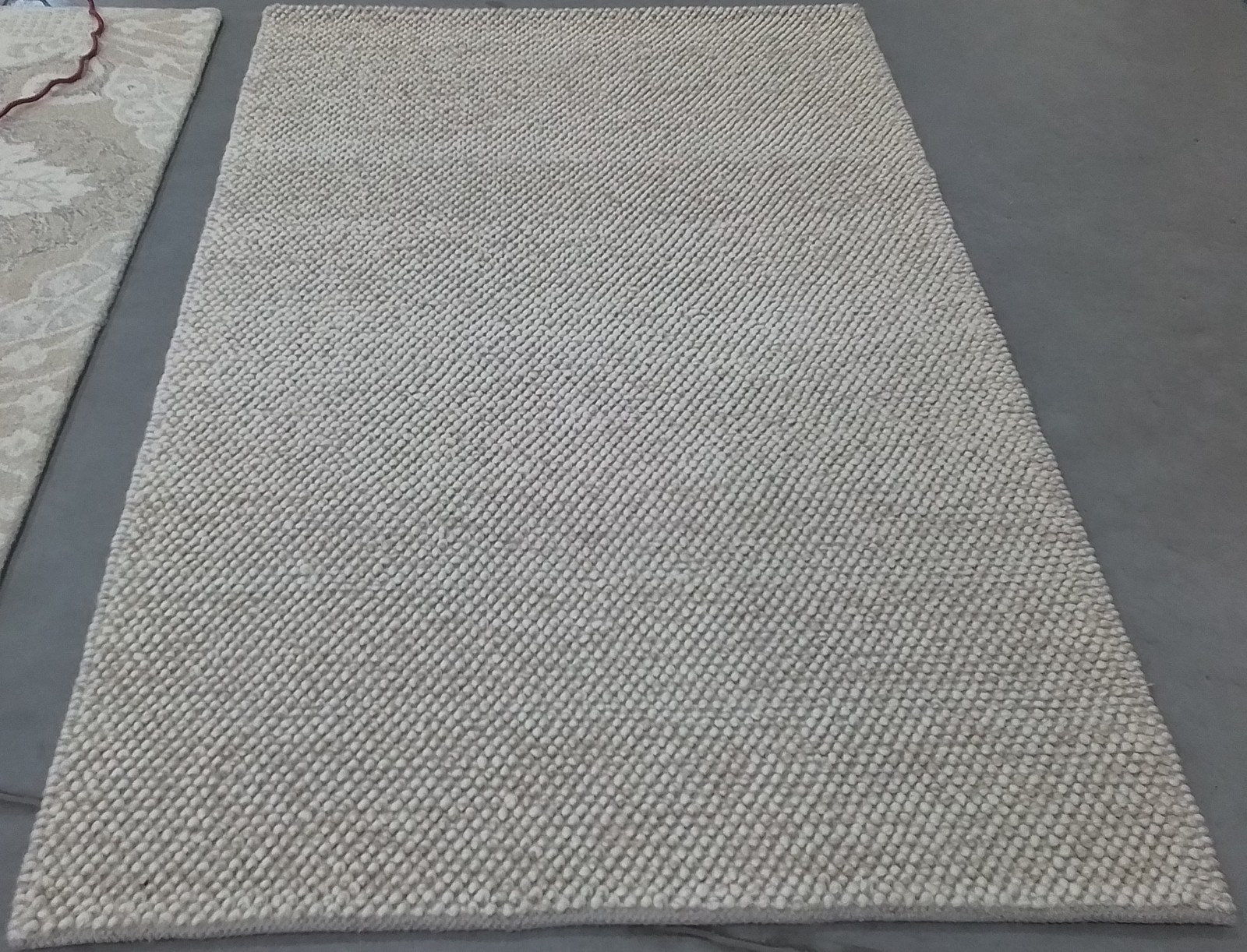 BEIGE / IVORY 4′-0″ x 6′-0″ Back Stain Rug, Reduced Price 1172802532 NAT425B-4
