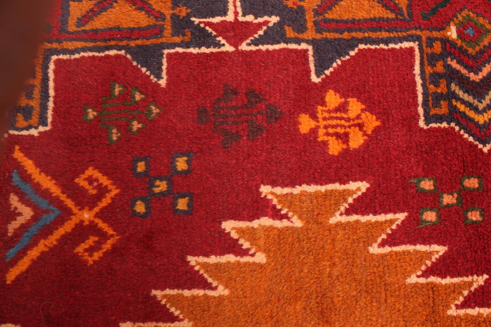 Vintage Traditional Hand-Knotted Area Rug 3’7″ x 6’3″ Oriental Wool Carpet