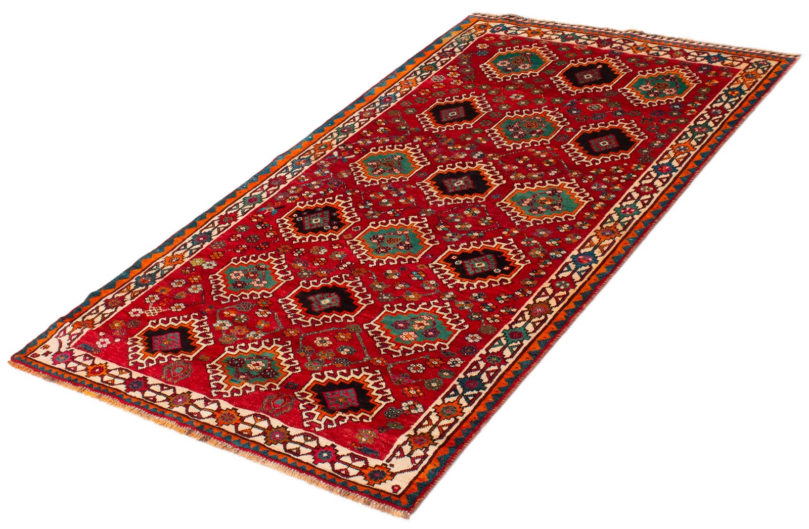 Vintage Traditional Hand-Knotted Area Rug 4’9″ x 8’4″ Oriental Wool Carpet