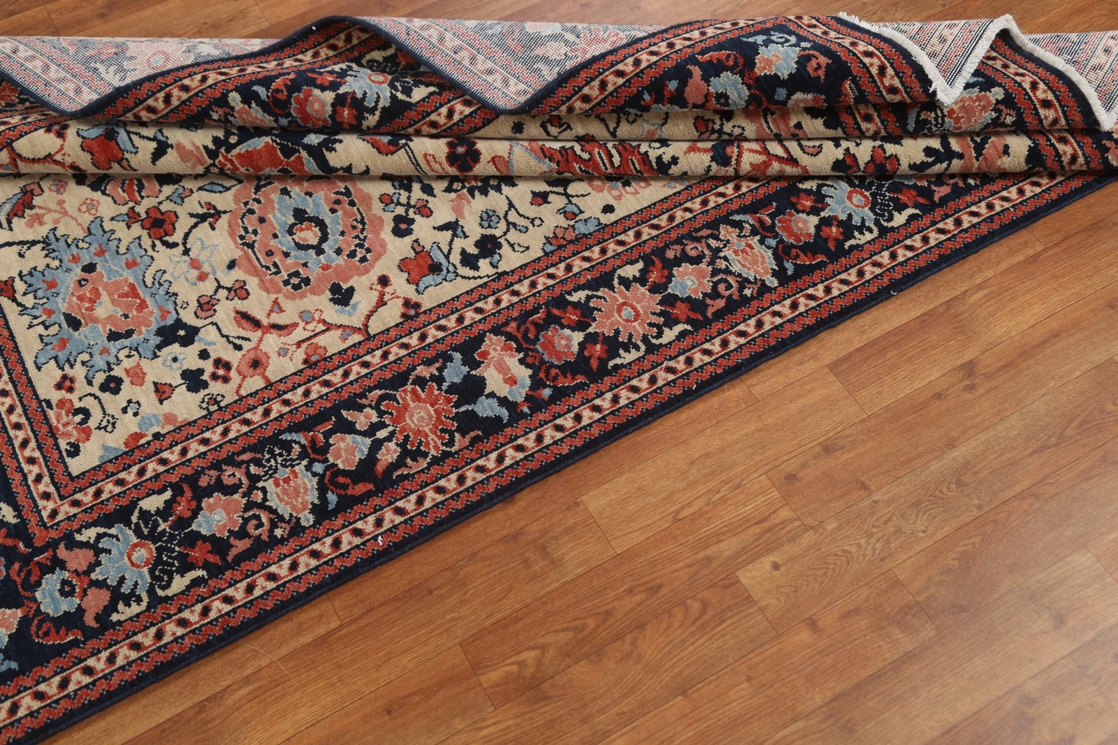 Beige Floral Ziegler Turkish Handmade Rug 5×7 ft Luxury Living Room Carpet