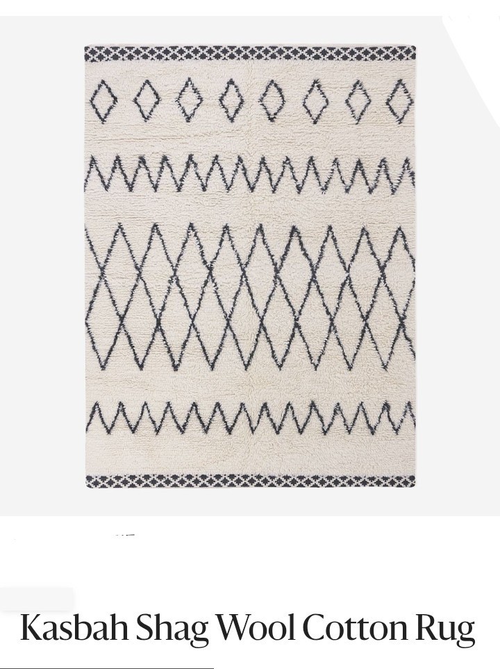 West Elm KASBAH Wool Rug Sample Decor Item Handmade 13″×13″ Braided Tassels New