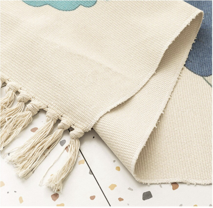 New runner with tassel long Area rug carpet area mat bathroom gift 2x5ft 2x 6ft