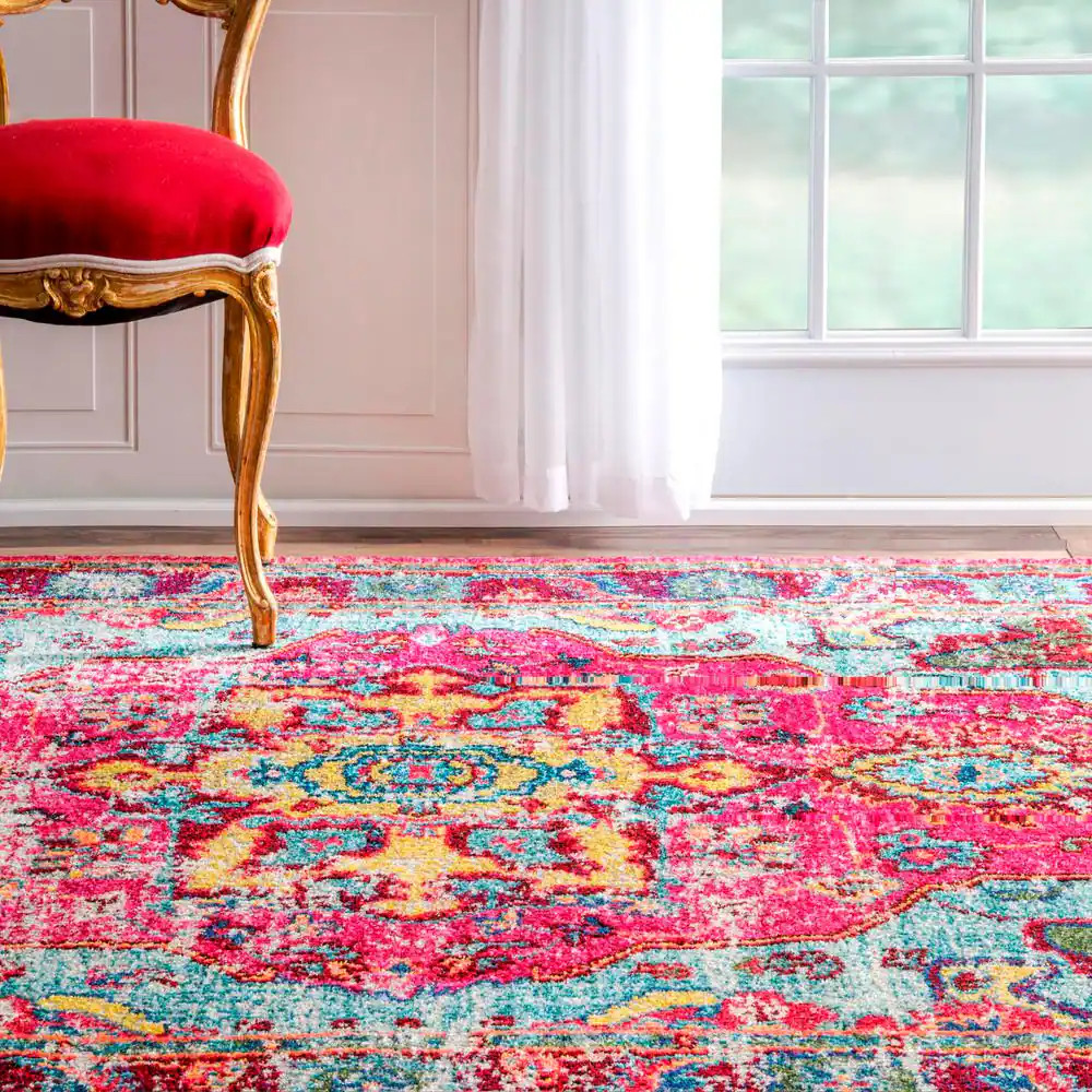 Corbett Vintage Boho Multi Doormat 2 Ft. X 3 Ft. Area Rug