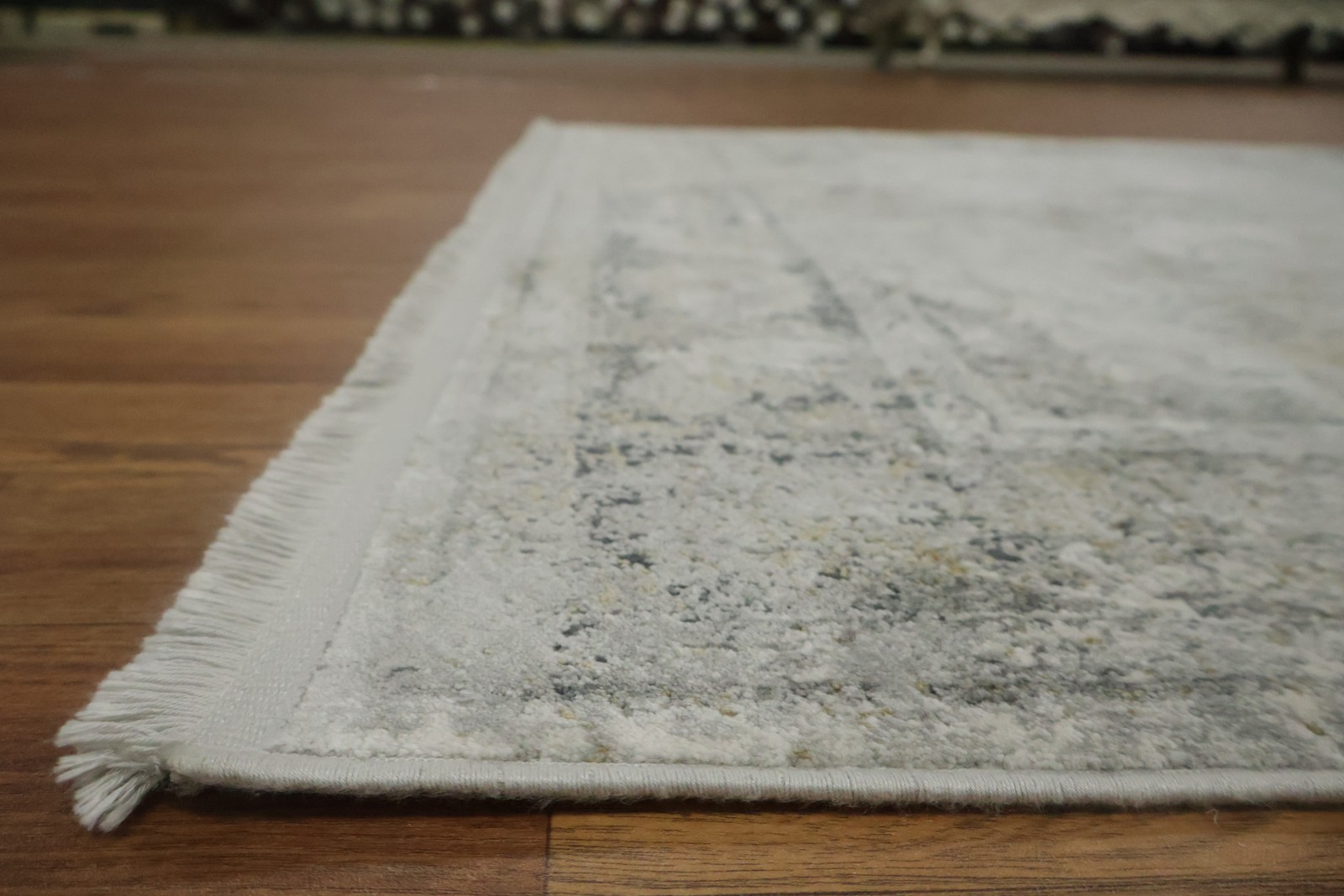 Vintage Distressed Look Rug 4×6 Ft Turkish Oriental Carpet Gray Tones Accent Rug