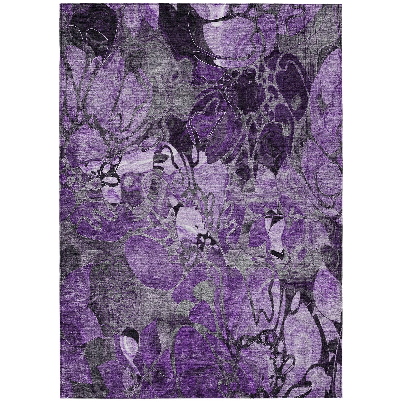 Addison Rugs Chantille ACN558 Purple 8′ x 10 Indoor Outdoor Area Rug Stain