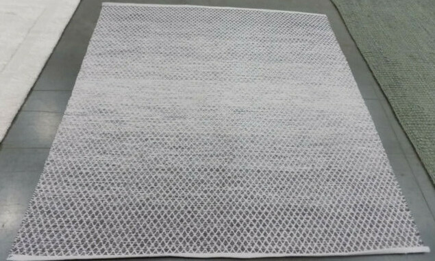 LIGHT GREY / IVORY 6′ X 6′ Stained Rug Reduced Price 1172597115 MTK601K-6SQ