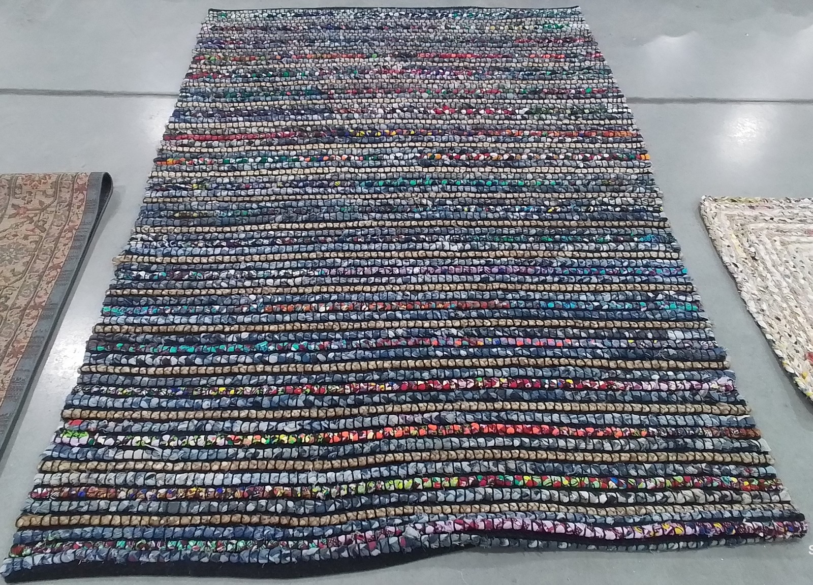 MULTI / NATURAL 5′-0″ x 8′-0″ Flaw in Rug, Reduced Price 1172803046 CAP364A-5