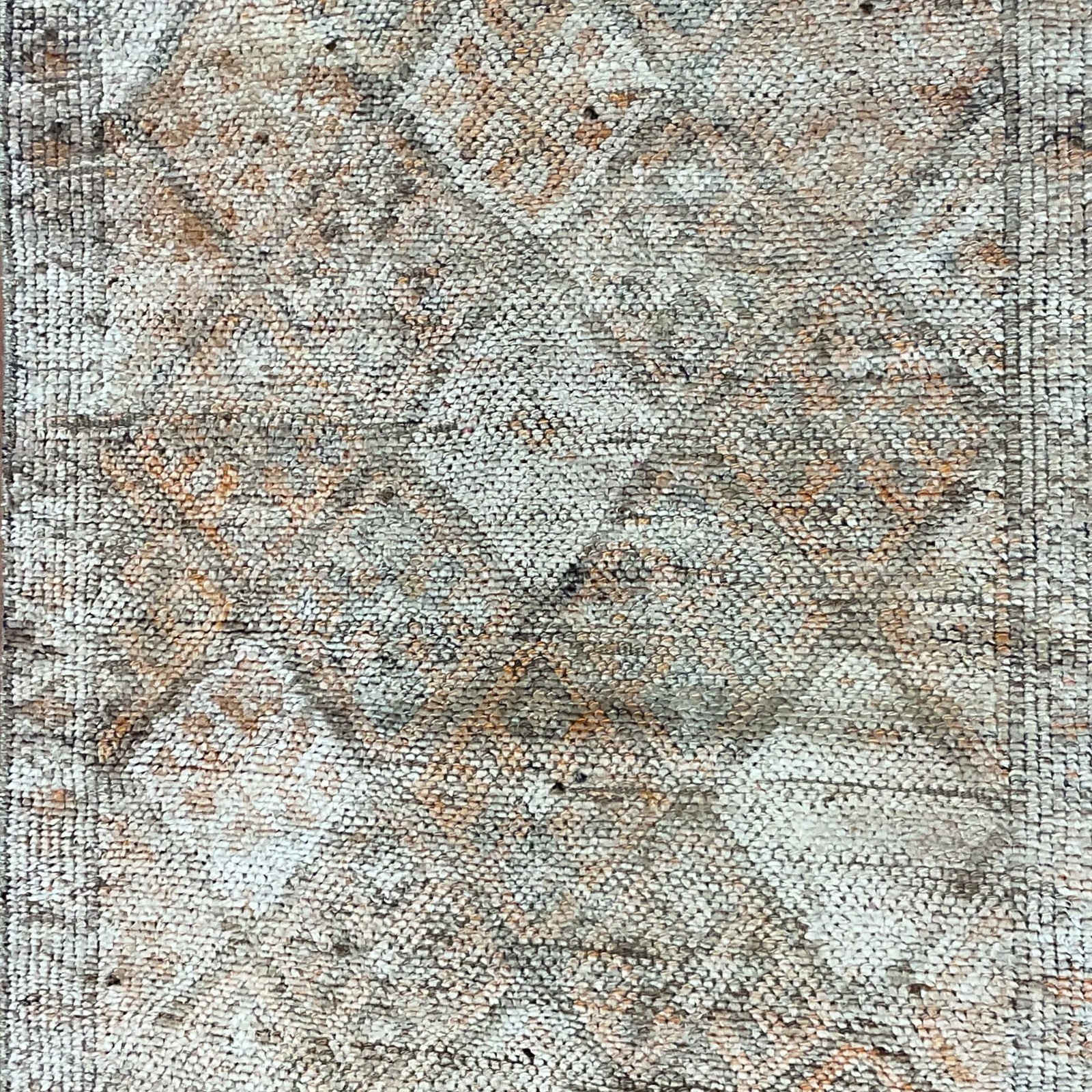 Handmade Turkish Oushak Wool Runner (2’8 X 12’10)
