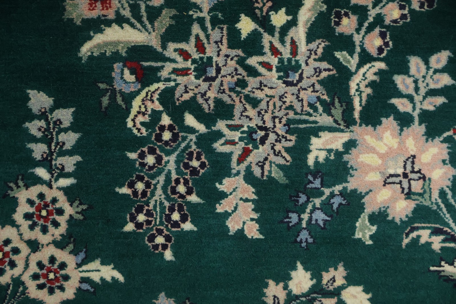 Exquisite Emerald Floral Traditional Oriental Area Rug 8×10