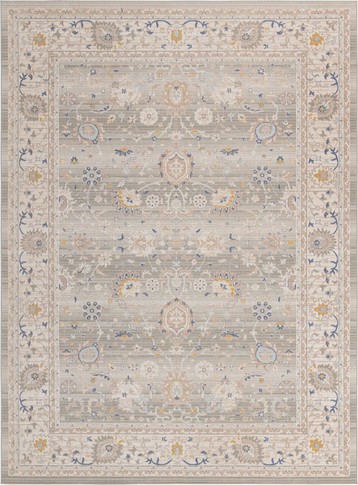 Unique Loom Whitney Collection Traditional Border Area Rug 9 X 12 0 Rectangular