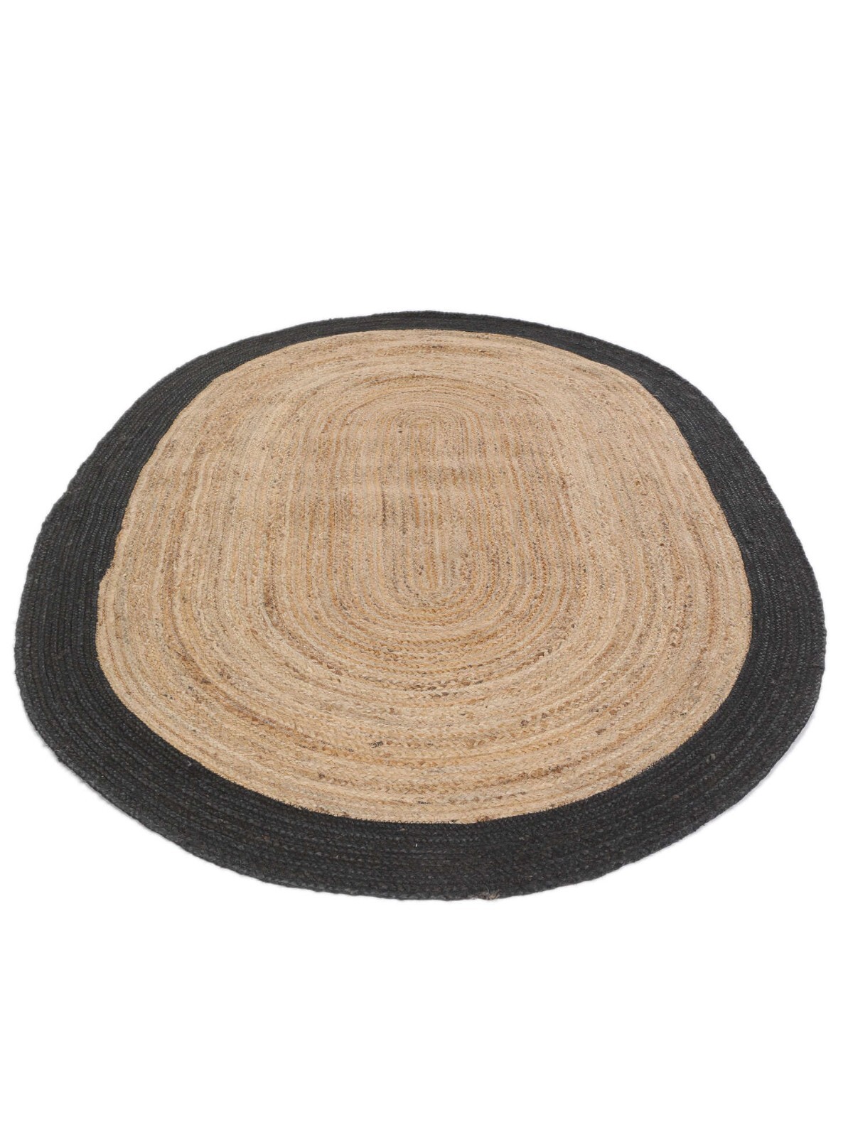 Large Jute Rug Natural Oval Handwoven Traditional Runner Carpet Rug Floor Decor