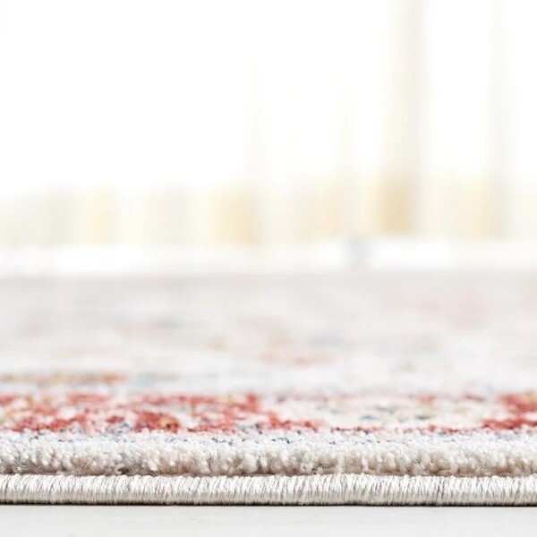 Lauren Ralph Lauren Milltown Rectangle Area Rug 4′ x 6′ – Ivory and Blue Rust