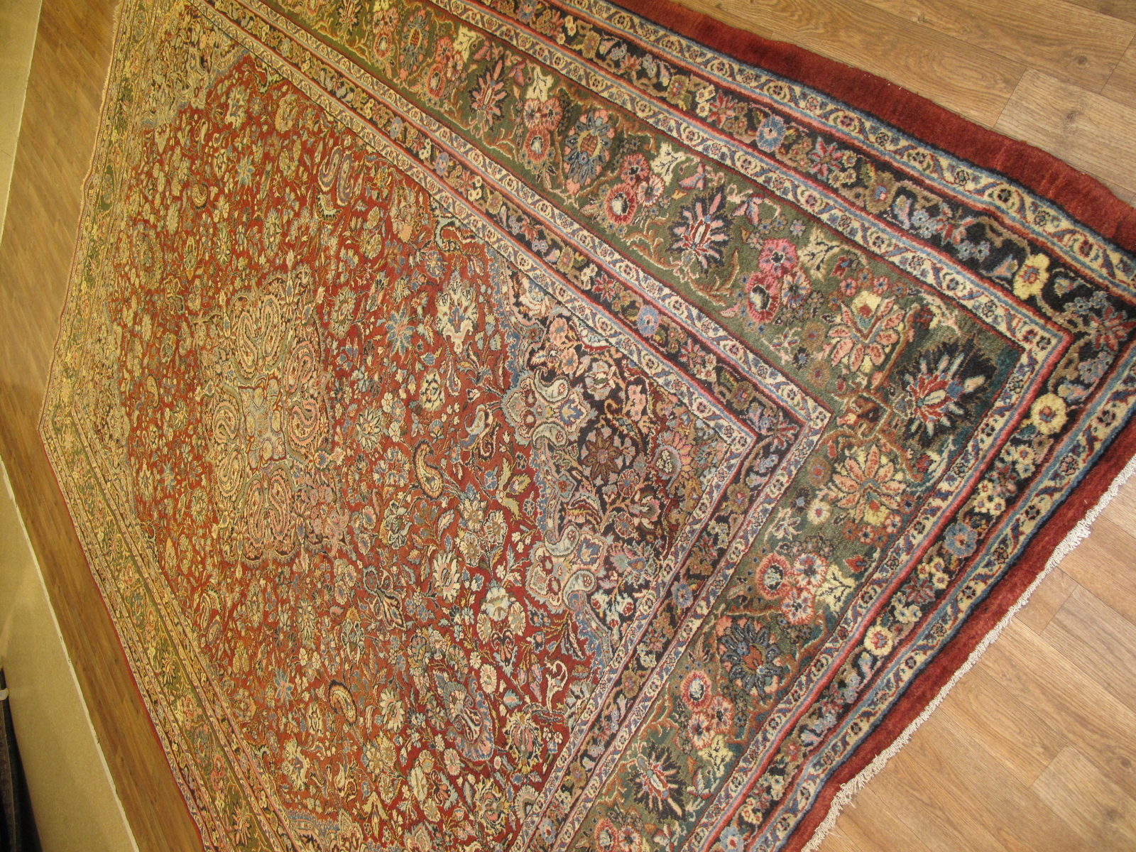 Genuine 9’2″ x 12’2″ Antique Bidjar Area Rug Carpet