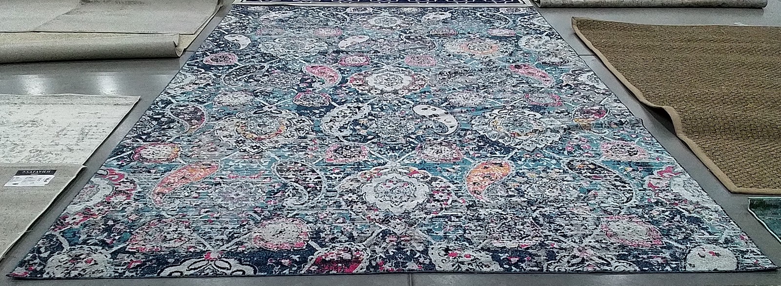 BLUE / GREY 10′-0″ x 14′-0″ Flaw in Rug, Reduced Price 1172793479 MAD600M-10