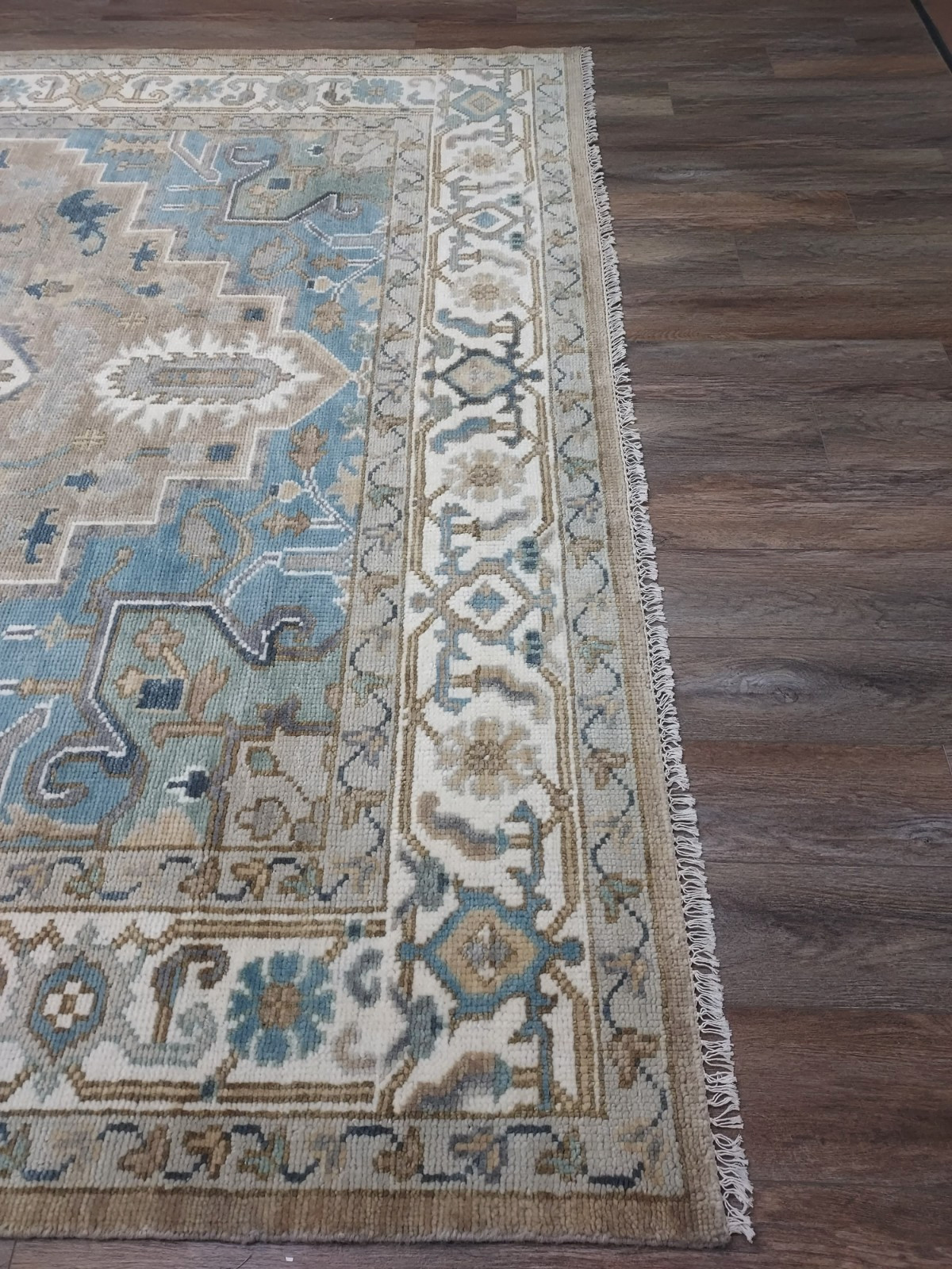 STUNNING 9×12 TURKISH SERAPI HERIZ RUG,VIBRANT FRESH COLOR PALETTE MODERN SCHEME