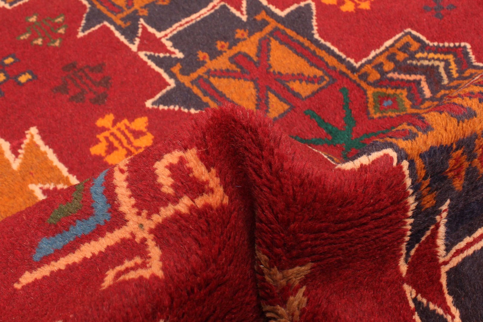 Vintage Traditional Hand-Knotted Area Rug 3’7″ x 6’3″ Oriental Wool Carpet