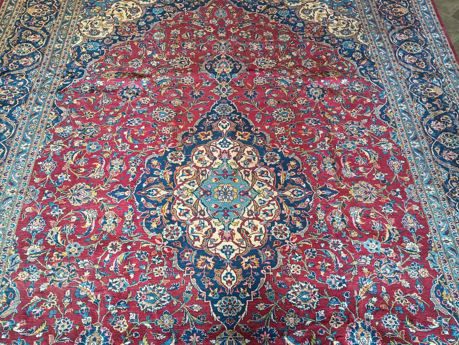 10′ x 13′ Classic Traditional Perssian Kashaan rug #F-6072