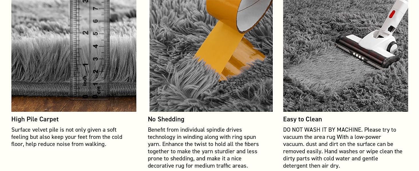 2×8 Runner Rug for Hallway, Upgrade Non-Slip Fluffy Soft Bedside Rugs, Bedroom
