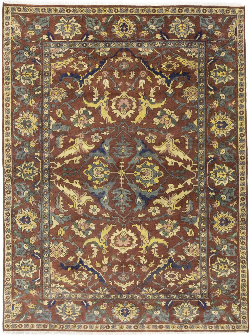 8X10 ft Handmade Wool Chobi Serapi Rug Oriental Farmhouse Home Office Carpet