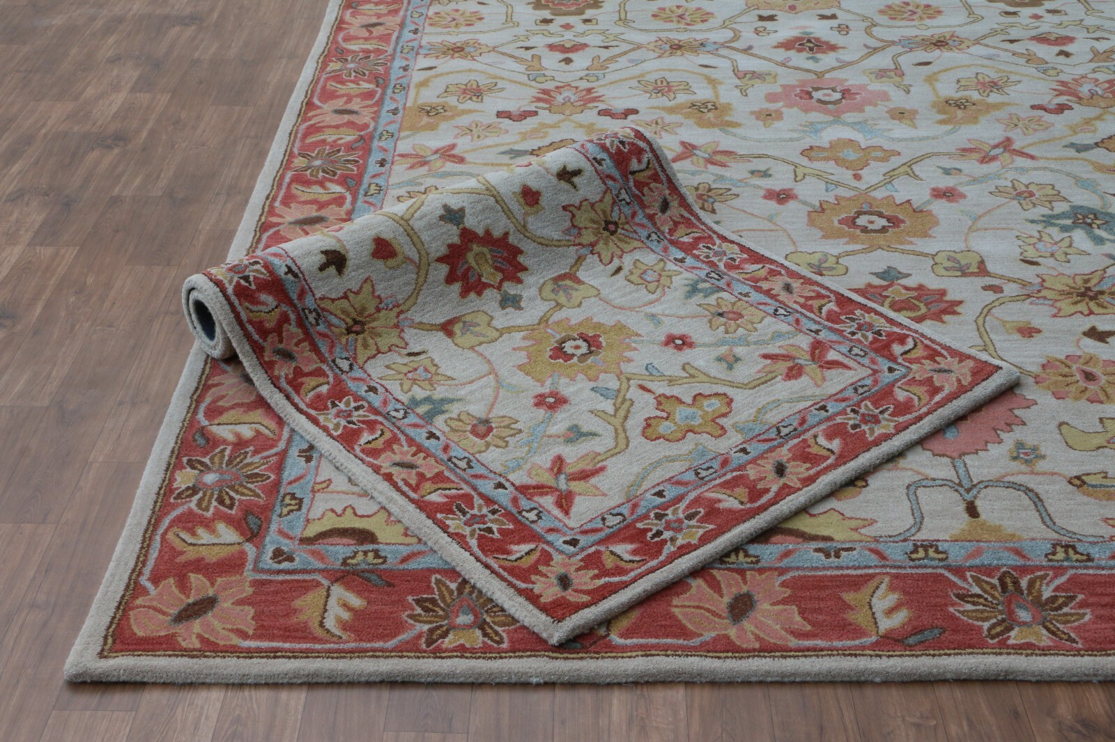 Colorromace Elham woolen Area Rug Handtufted Traditional Design Luxurious Carpet