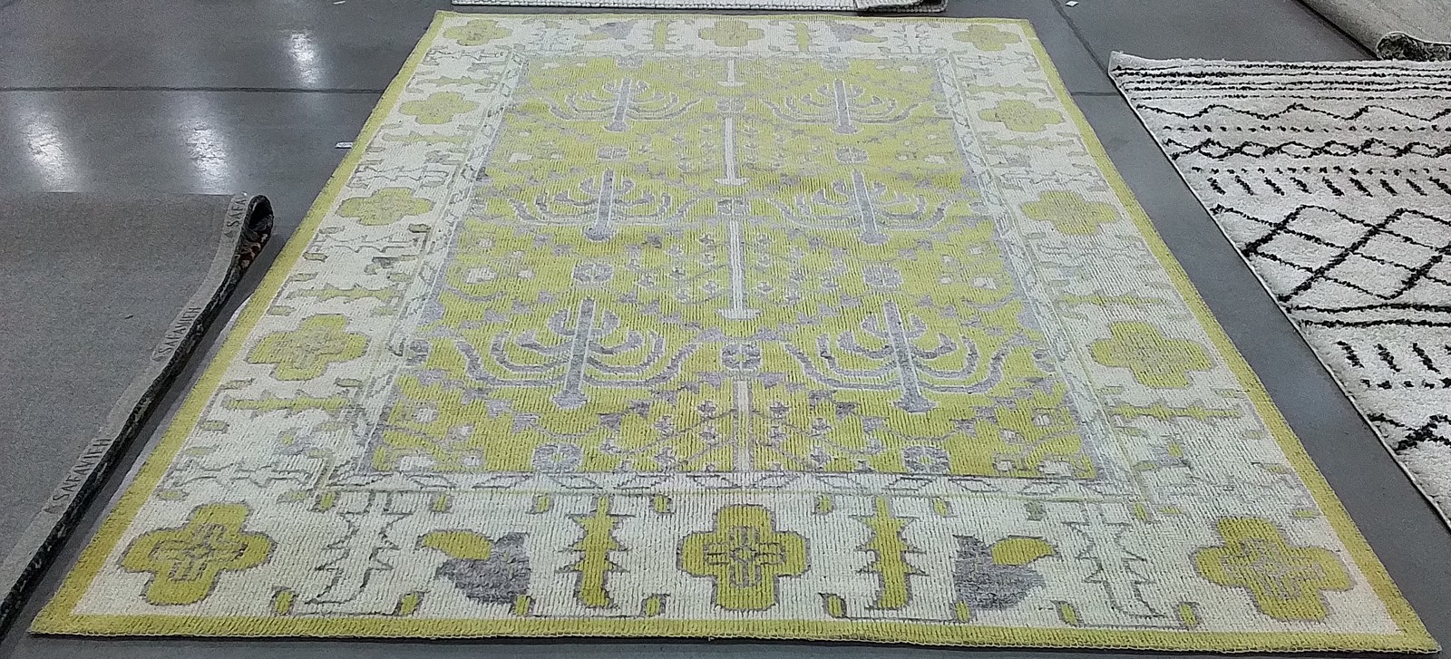 YELLOW 8′-0″ x 10′-0″ Back Stain Rug, Reduced Price 1172799068 STW213A-8