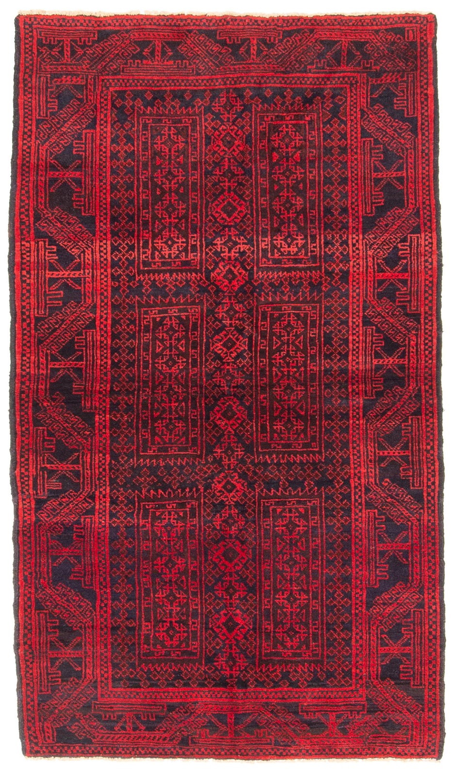 Traditional Vintage Hand-Knotted Area Rug 3’3″ x 5’8″ Oriental Wool Carpet