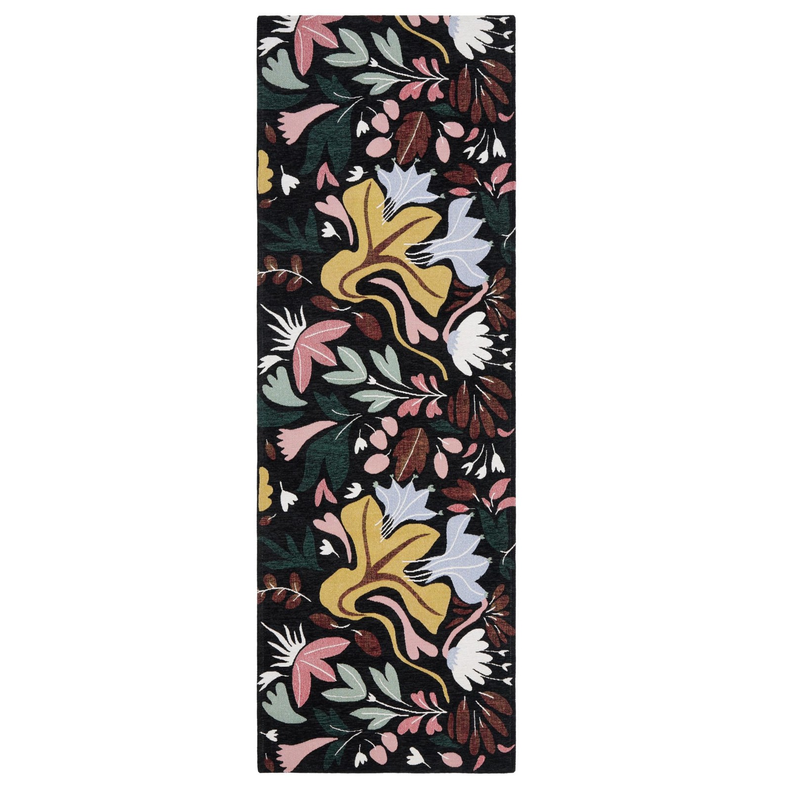 Livie Floral Drip Everwash Washable Multi-Use Decorative Kitchen Runner and B…