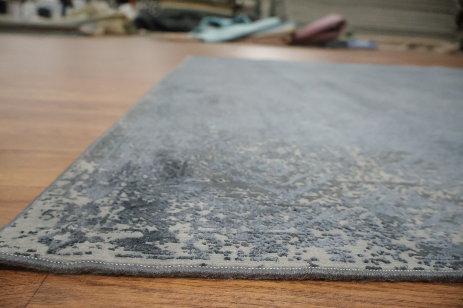 Modern Contemporary Area Rug 5×8 Ft Abstract Distressed Look Turkish Carpet