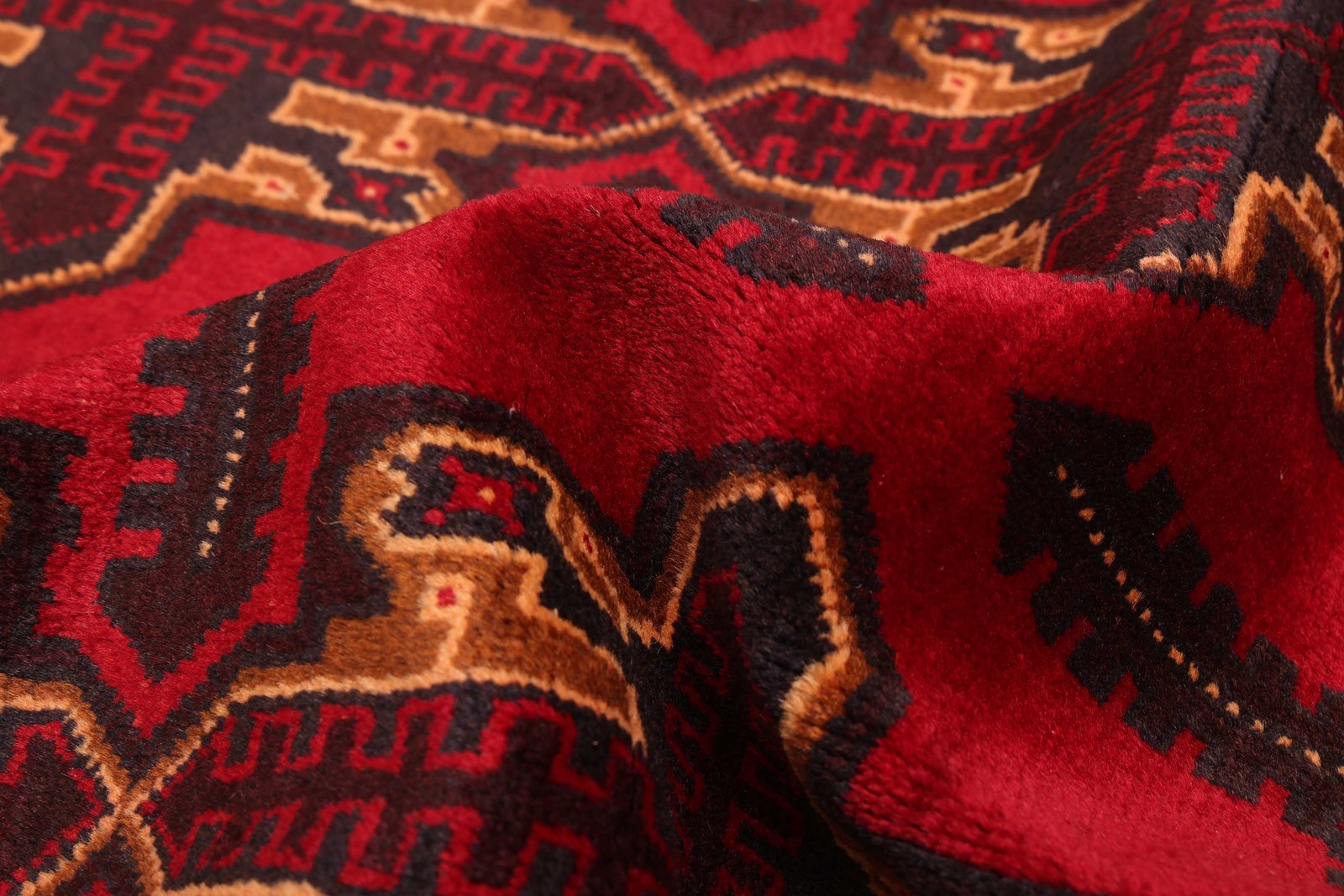 Vintage Hand-Knotted Area Rug 3’7″ x 6’4″ Traditional Oriental Wool Carpet