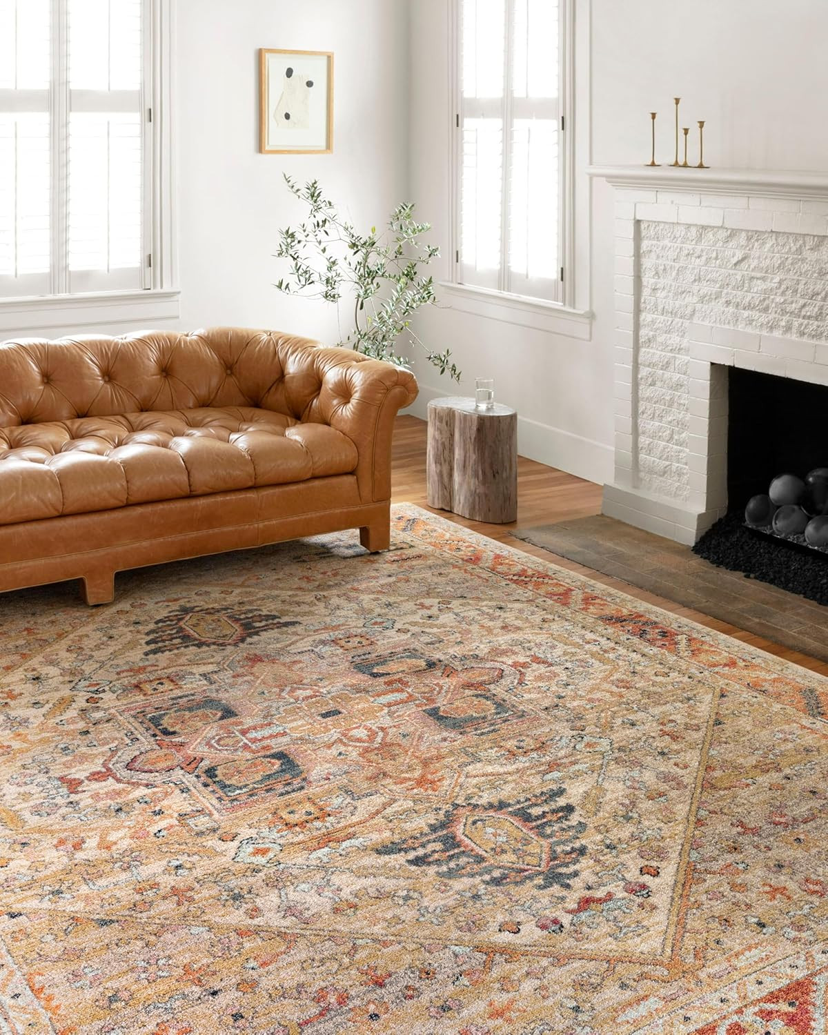 Jocelyn Collection JOC-01 Sand/Multi 7′-10″ X 10′ .38″ Thick Area Rug