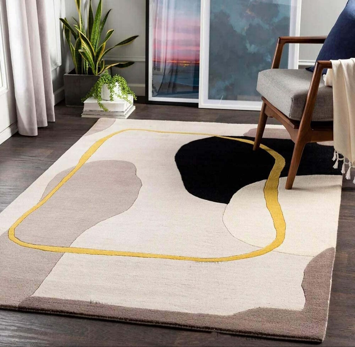 Rug Handmade Modern Hand Tufted Carpet Export Quality rug Nz woolen rug Living