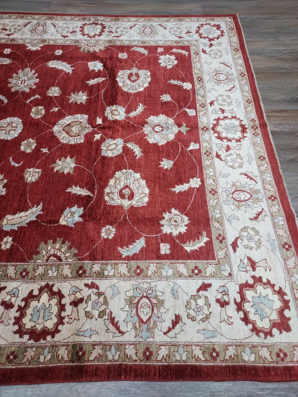 Bohemian Oushak Rug, Oushak Turkish Rug, Hand Made Contemporary Rug 8×9.5 Ft