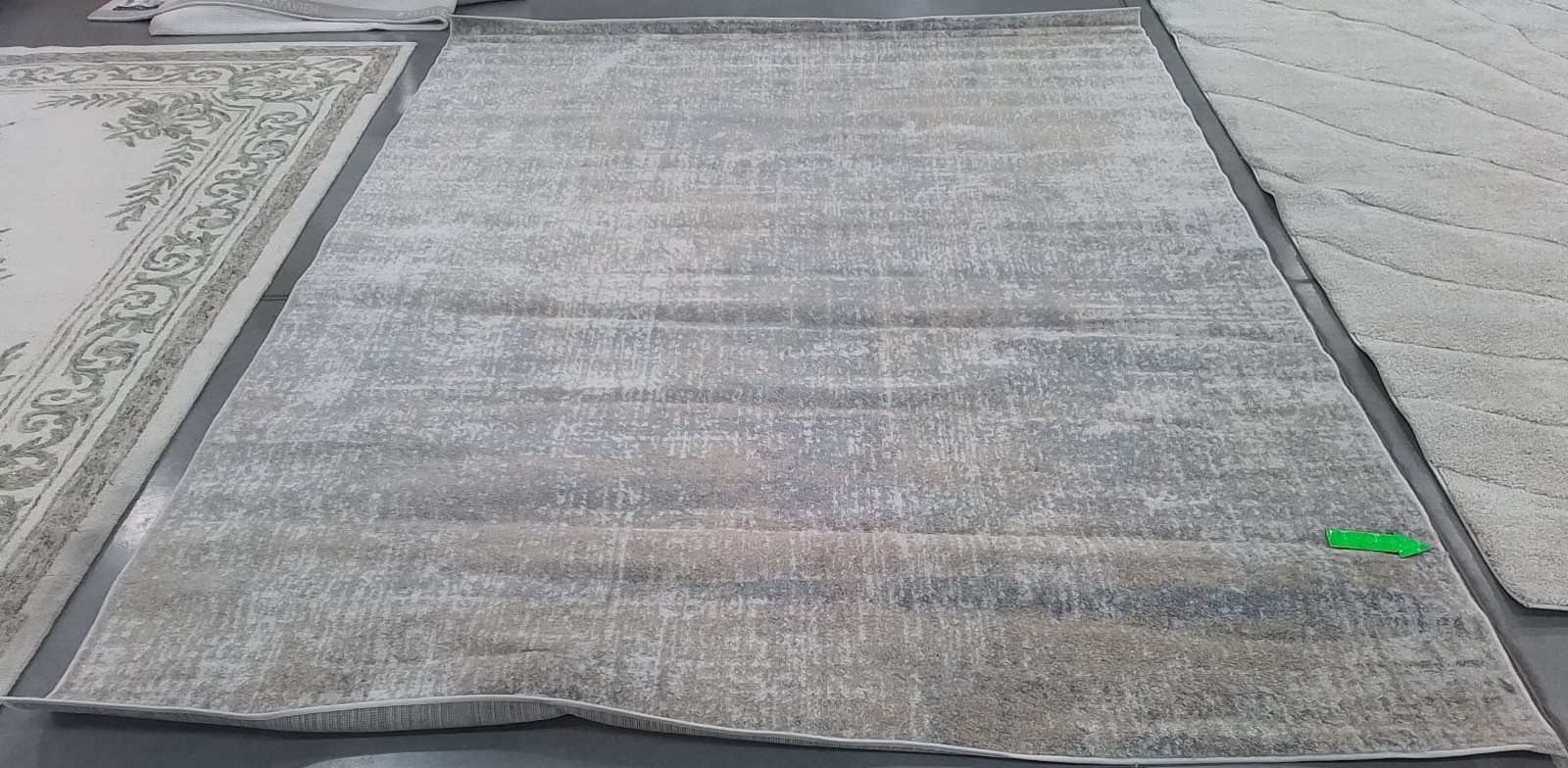 BEIGE / SLATE 8′-0″ x 10′-0″ Back Stain Rug, Reduced Price 1172780708 ADR207B-8