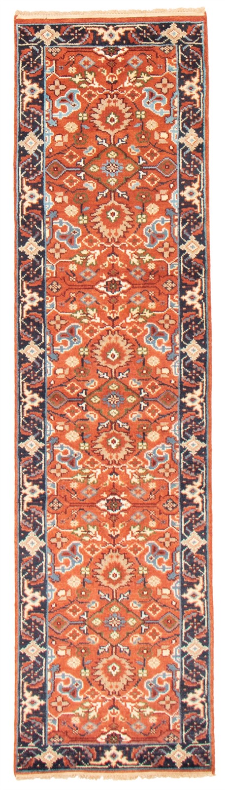 2’7″ x 9’11” Vintage Hand-knotted Runner Rug Traditional Oriental Wool Carpet