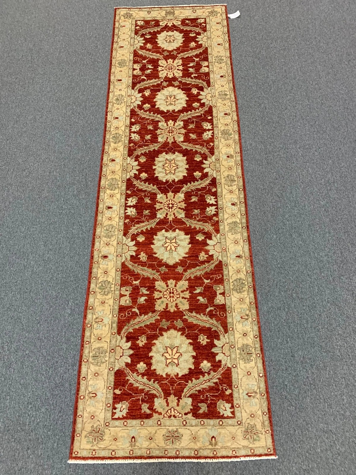 2’6″X10′ Oushak Chobi Handmade Wool Runner # 10284