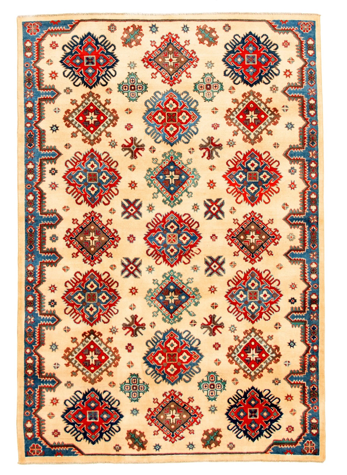 6’1″ x 9’1″ Hand Knotted Oriental Carpet Traditional Wool Area Rug