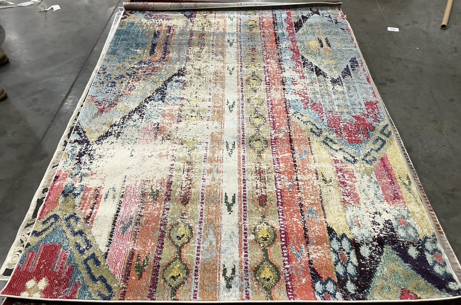 MULTI 5′-1″ x 7′-7″ Binding Stain Rug, Reduced Price 1172685422 MNC222F-5