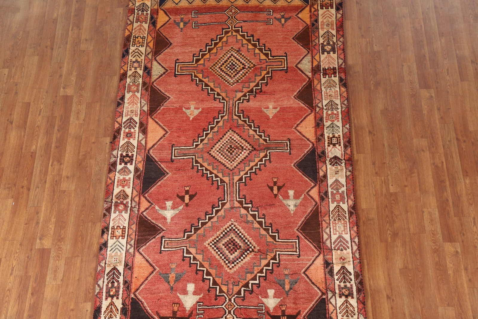 Tribal Geometric Traditional Vintage Area Rug 5×9 Handmade Wool Carpet